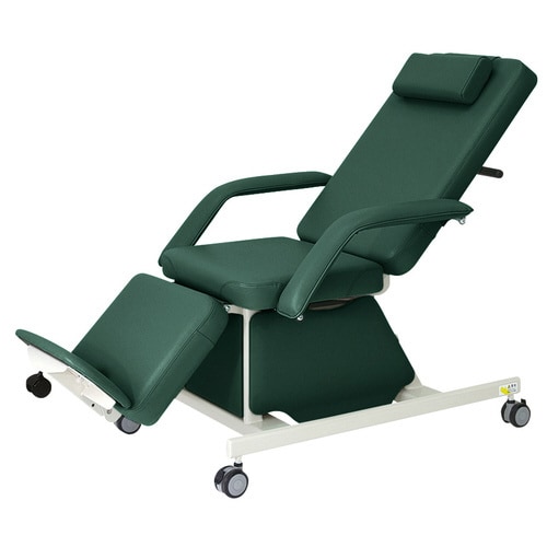 電動治療チェア(キャスター付) Mグリーン