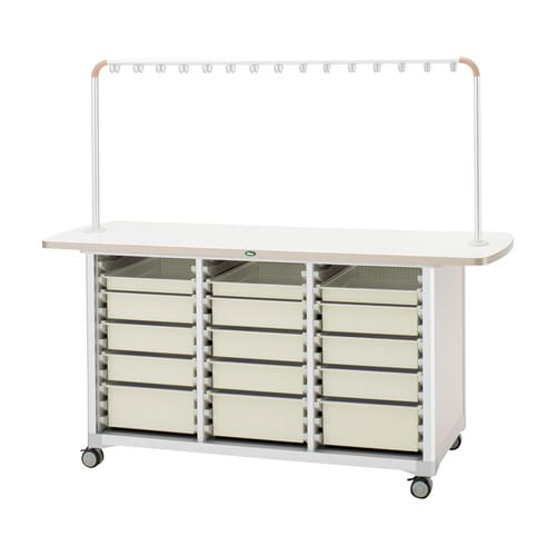 作業台(WT−1506B)ピンク/ニュートラル