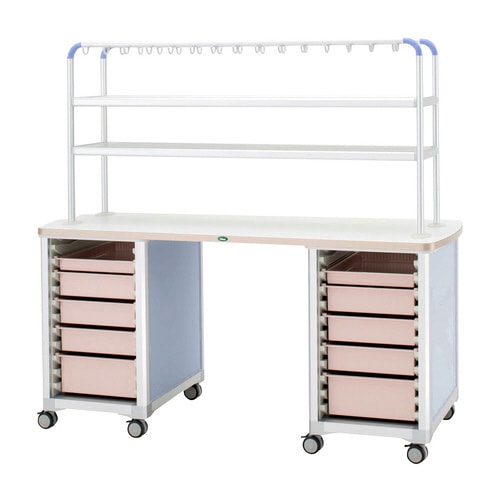 作業台(WT−1805B)ブルー/ピーチ
