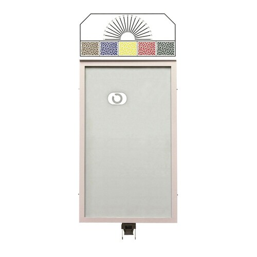 LED式視力検査器 壁掛式3m用(8方向)有線