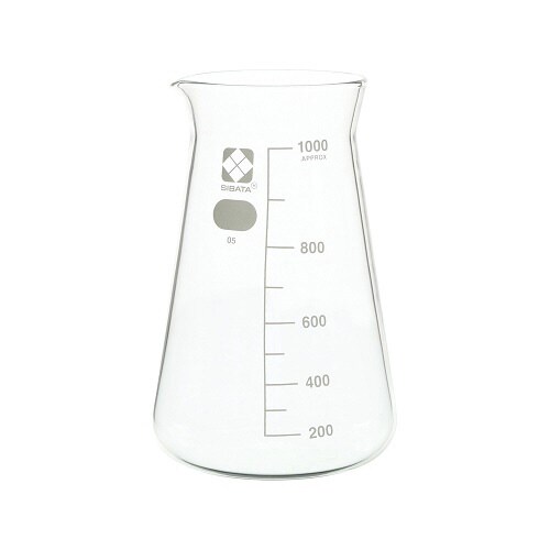 柴田 コニカルビーカー(目安目盛付)1L