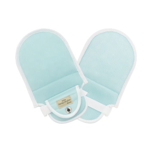 プラム手指保護手袋「まもる」パステルブルー