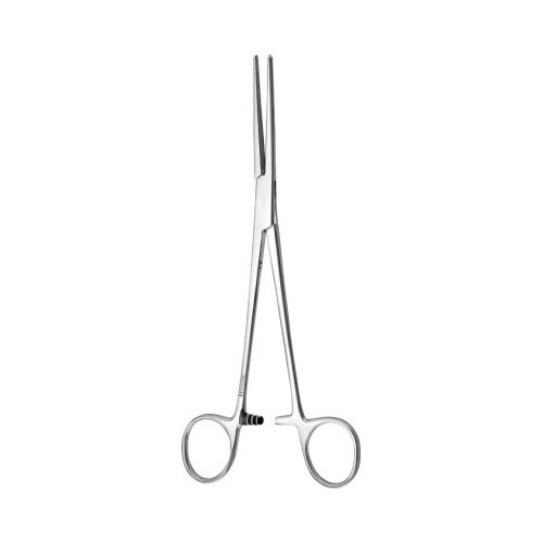 止血鉗子 コッヘル 無鈎 直 185mm