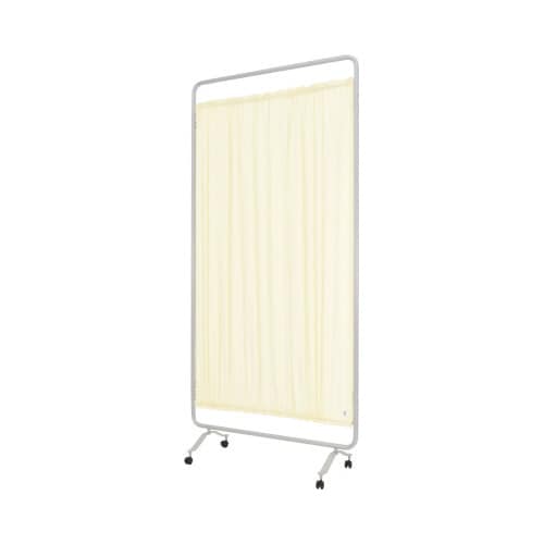 プラム1連衝立 カーテン色ベージュ