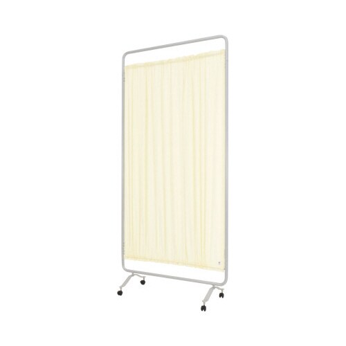 プラム1連衝立 カーテン色ブルー