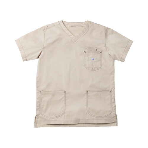 Leeユニセックススクラブ ベージュ L