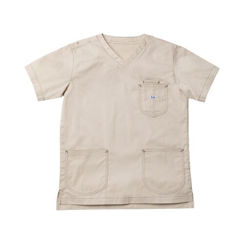 Leeユニセックススクラブ ベージュ XS