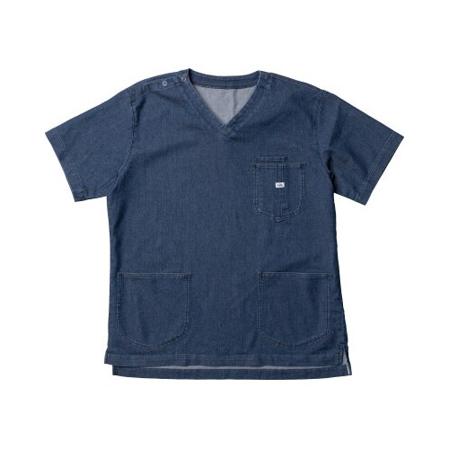 Leeユニセックススクラブ インディゴネイビーL