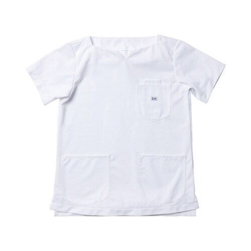 Leeレディスキーネックスクラブ ホワイト XL