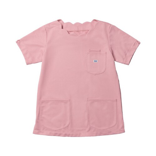 Leeレディススカラップスクラブ ピンク M