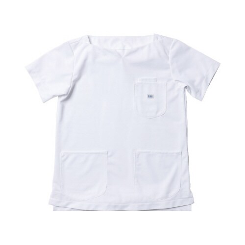 Leeレディスキーネックスクラブ ホワイト L