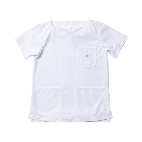 Leeレディスキーネックスクラブ ホワイト XXL