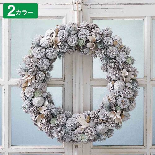 デラックスナチュラルリース ホワイト