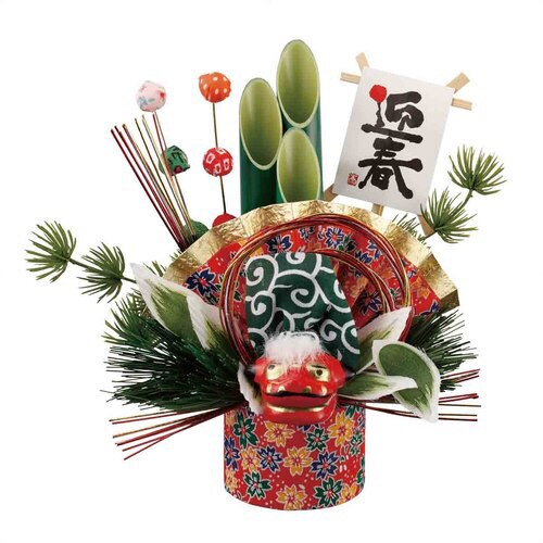 ミニモダン門松ポット