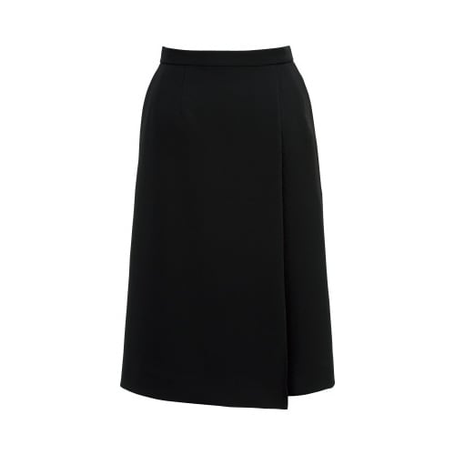 ロングラップスカートBCS2112ブラック5号