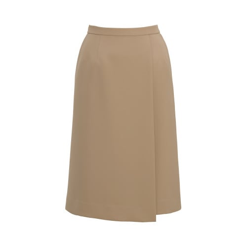 ロングラップスカートBCS2112ベージュ13号