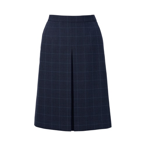 プリーツスカートAS2339ネイビー×ブルー11号