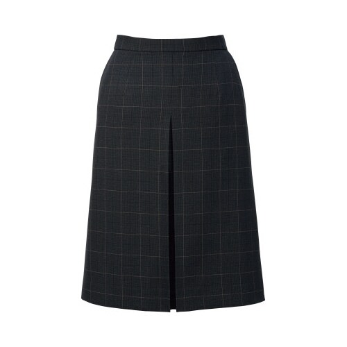 プリーツスカートAS2339グレイ×ピンク9号