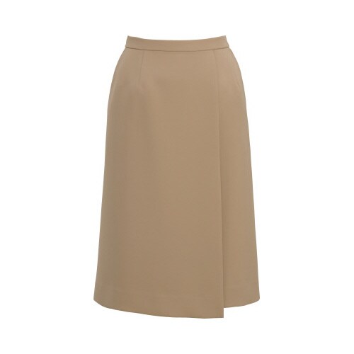 ロングラップスカートBCS2112ベージュ11号