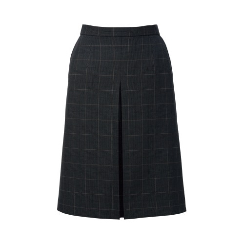 プリーツスカートAS2339グレイ×ピンク15号