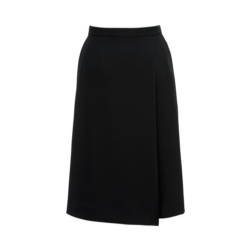 ロングラップスカートBCS2112ブラック13号