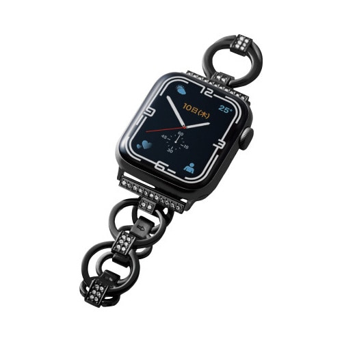 AppleWatch バンド ステンレス ブラック