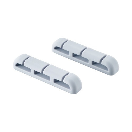 ケーブルホルダー 粘着シート式 ライトグレー