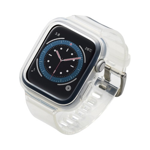 AppleWatch バンド 一体型ケース クリア