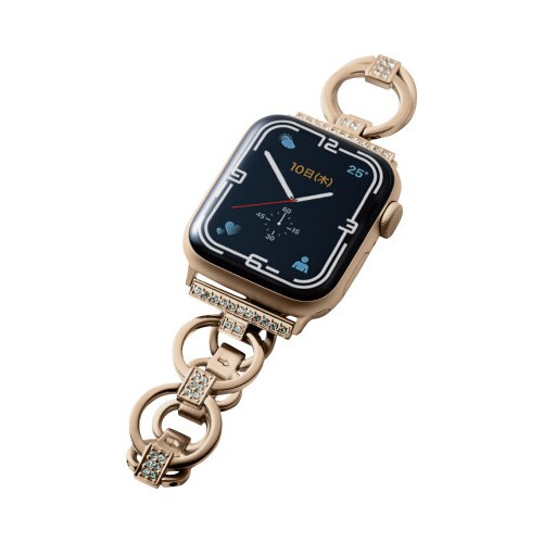 AppleWatch バンド ステンレス ゴールド