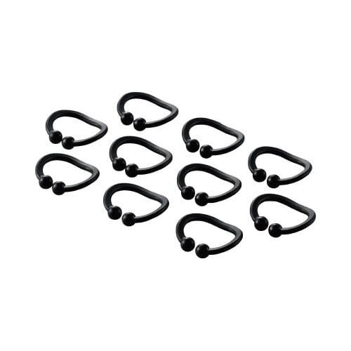 ケーブルクリップ ワンタッチ 10個入り ブラック