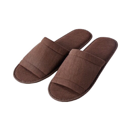 XLサイズスリッパ 茶 1箱(200足入)