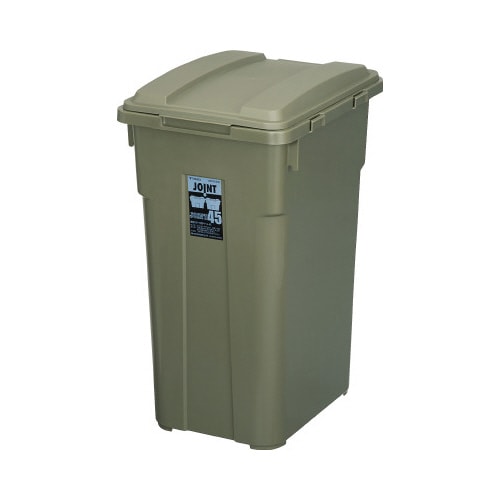 連結カラー分別ペール45型 カーキグリーン