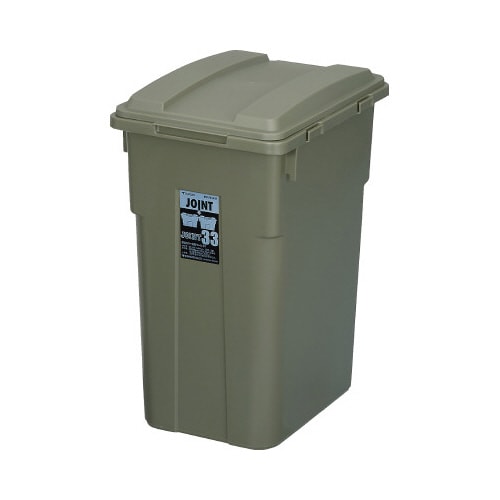 連結カラー分別ペール33型 カーキグリーン