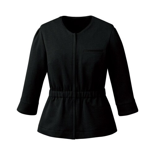 オーバーブラウス FB71422 ブラック 9号