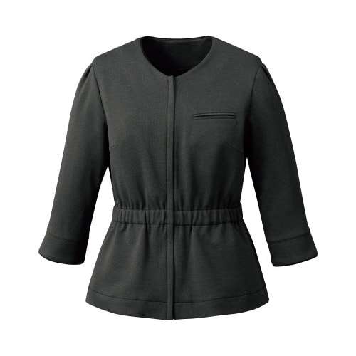 オーバーブラウスFB71422 チャコールG17号