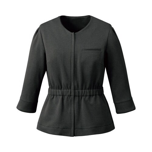 オーバーブラウスFB71422 チャコールG19号