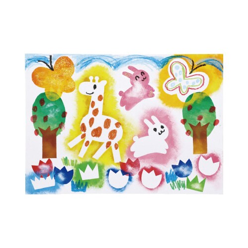 かんたんステンシルはんが 8切