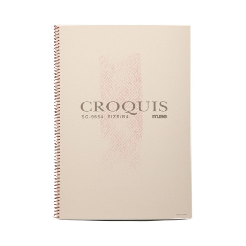 Mu クロッキー用紙 B4 9654 ブラウン