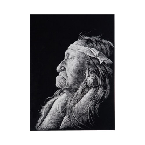 スクラッチボード シルバー 厚口 8切