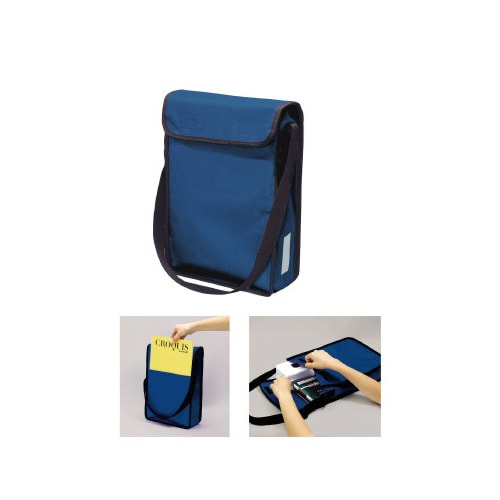 A4 ショルダースケッチバッグ 紺