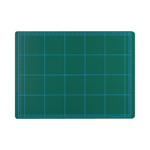 カッティングマットグリーン A4判