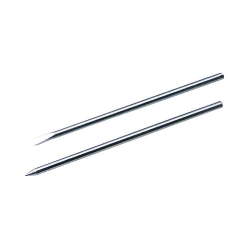 彫金たがね(平、針2本組)