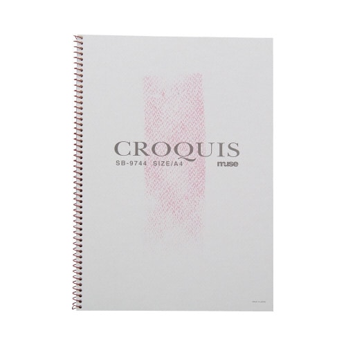 Mu クロッキー用紙 A4 9744 レッド
