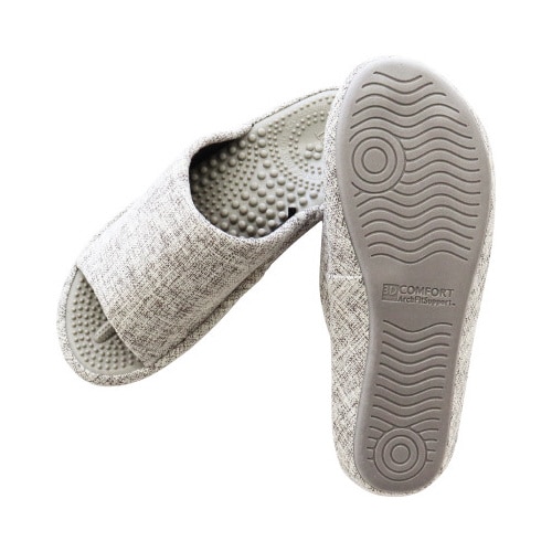 3DリフレクソロジースリッパLグレー 10足入