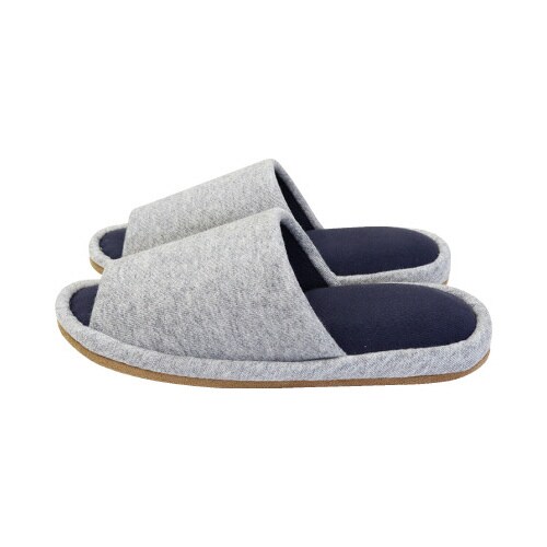 抗ウイルス制菌スリッパ M グレー 10足入