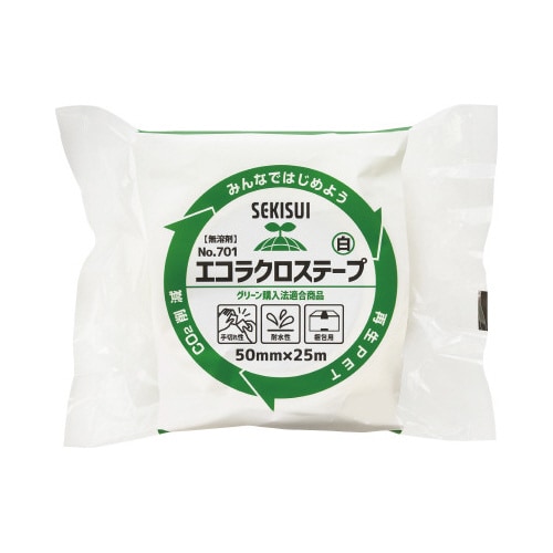 エコラクロステープ 50×25 白 30巻