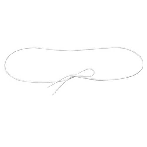 片リボンゴムタッグ 9 ホワイト 30個入×3