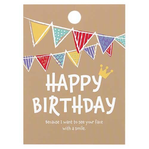 ハッピーバースデイギフトタッグ3 50枚入×3