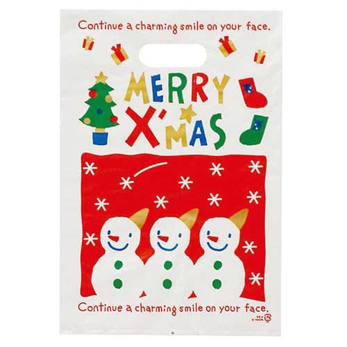 クリスマススノーマンPEバッグ4 100枚入×2