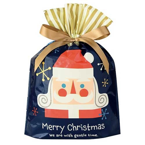 クリスマス北欧リボン付PEバッグ S 20枚入×2